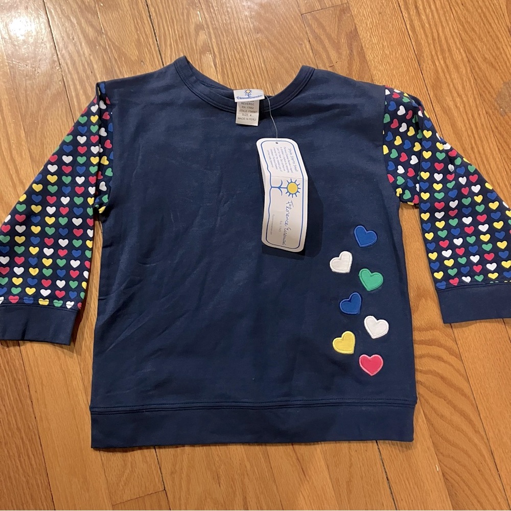 Florence Eiseman Hearts Sweater